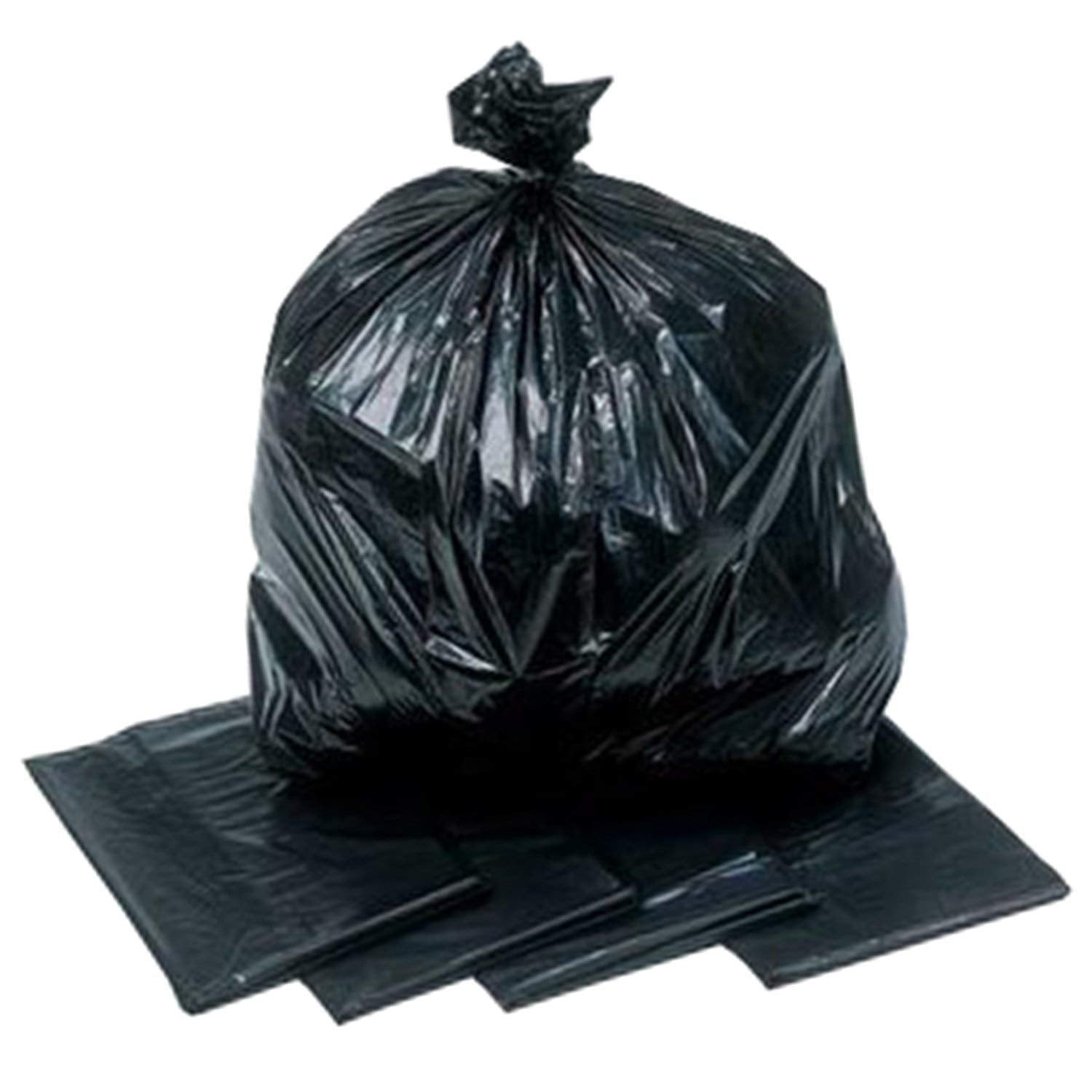 Heavy Duty Black Bin Bags | 200 pack - National Greenhouse