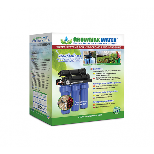 Mega Grow 1000 - 1000L Per Day Reverse Osmosis System - National Greenhouse