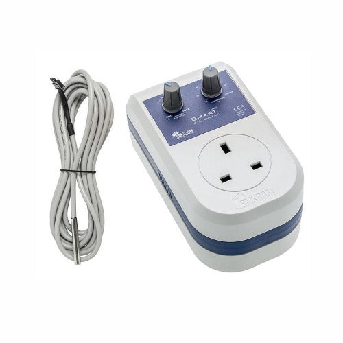 SMS Smart Fan Controller 6.5A UK (With Temperature Cable) - National Greenhouse